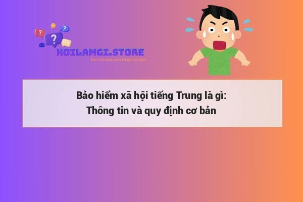 Bảo hiểm xã hội tiếng Trung là gì: Thông tin và quy định cơ bản