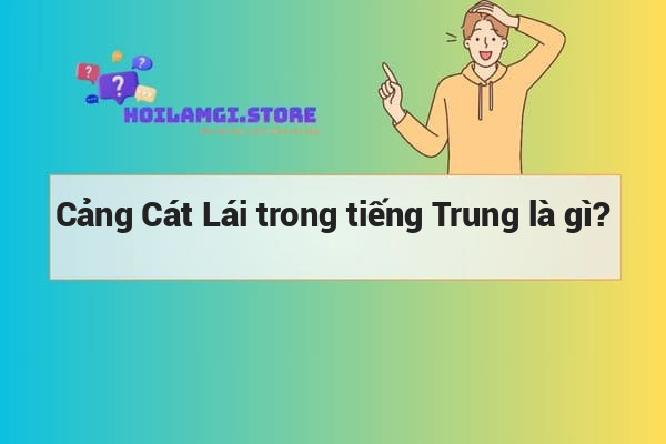 Cảng Cát Lái trong tiếng Trung là gì?