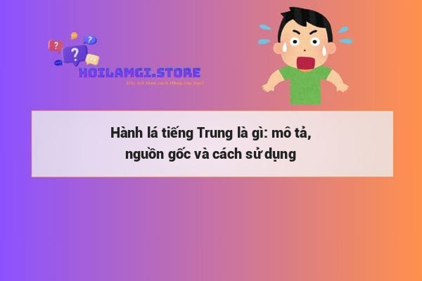 Hành lá tiếng Trung là gì: mô tả, nguồn gốc và cách sử dụng