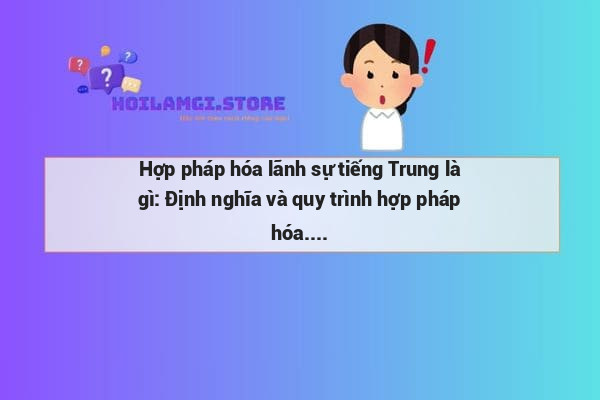 Hợp pháp hóa lãnh sự tiếng Trung là gì: Định nghĩa và quy trình hợp pháp hóa.